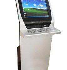 1.17 inch Screen Computer，One Answer Machine With a Keyboard Touch Kiosk HC 011