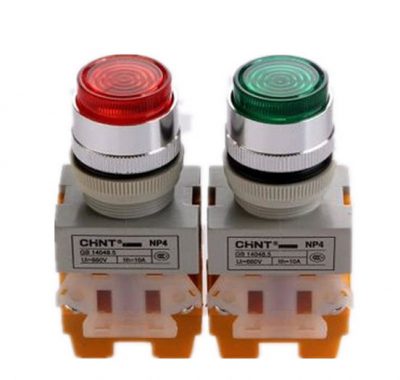 Illuminated Self-locking Button