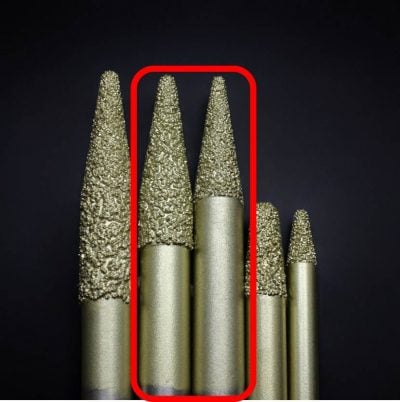 3. Smelting Diamond Ball Nose cutter Shank Diameter 8 10mm Tip Diameter 3 6mm Cutting Length 30mm Total Length 90mm