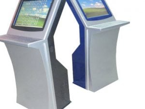 4.17 inch Screen Computer，One Answer Machine With a Keyboard Touch Kiosk JLB 018 More Power