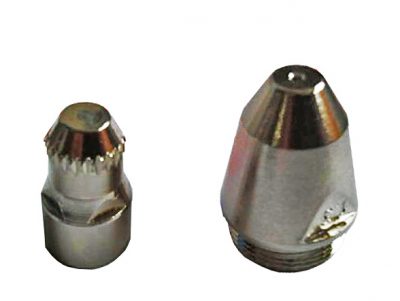 CNC Plasma Panasonic P80 Electrode Nozzle LGK-100 and Cut Mouth