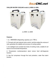 manual CHILLER WATER COOLING model JL 5000 5200 page 0002