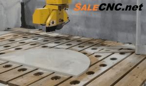 ผลงานของเครื่องใบเลื่อยตัดหิน CNC SAW 1