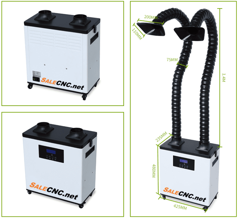 Multi station smoke collector 3