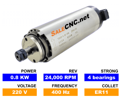 High Speed Spindle Air 0.8kw