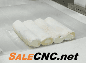 ตัดเค้กโรลด้วยเครื่องตัดเค้ก เนื้อไม่บุบ ผิวเรียบเนียน Cake Cutting Ultrasonic Machine 1