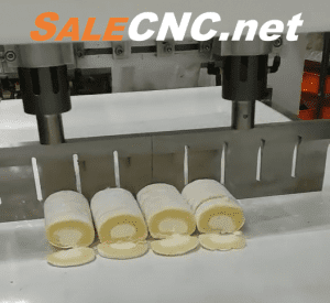 ตัดเค้กโรลด้วยเครื่องตัดเค้ก เนื้อไม่บุบ ผิวเรียบเนียน Cake Cutting Ultrasonic Machine 2