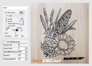 ตัวอย่าง cnc marking co2 30w 4
