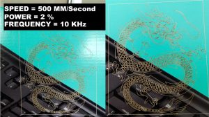 เลเซอร์แกะสลัก ซีโอทู CNC Engraving CO2 30W กล่องกระดาษ