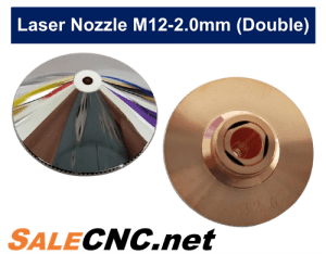 Laser Nozzle M12 2.0mm Double