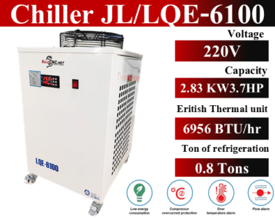 Chiller Water Cooling เครื่องชิลเลอร์ JL-6000,CW-6000,LQE-6000
