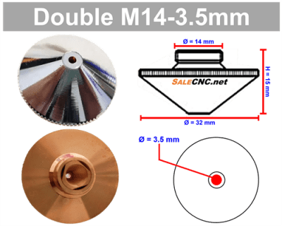 Double M14 3.5mm