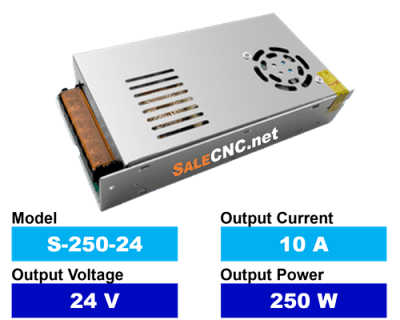 Power Supply S-250-24 พาวเวอร์ซัพพลาย 10A 24V