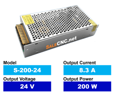 Power Supply S-200-24 พาวเวอร์ซัพพลาย 8.3A 24V