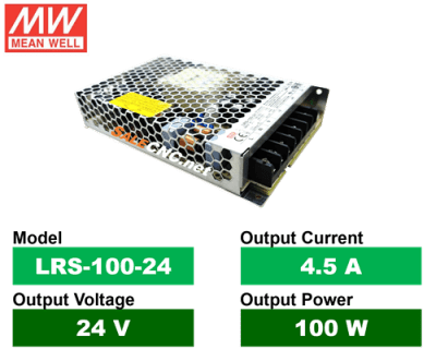 Power Supply MW Premium LRS-100-24 พาวเวอร์ซัพพลาย 4.5A 24V