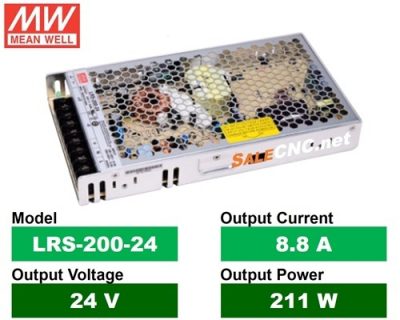 Power Supply MW Premium LRS-200-24 พาวเวอร์ซัพพลาย 8.8A 24V