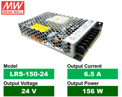 Power Supply MW Premium LRS-150-24 พาวเวอร์ซัพพลาย 6.5A 24V