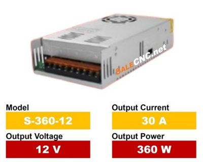 Power Supply S-360-12 พาวเวอร์ซัพพลาย 30A 12V