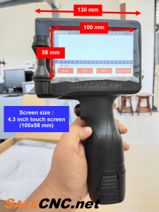 ขนาด เครื่องพิมพ์วันที่ผลิต วันหมดอายุ Handheld inkjet printer G 522 1