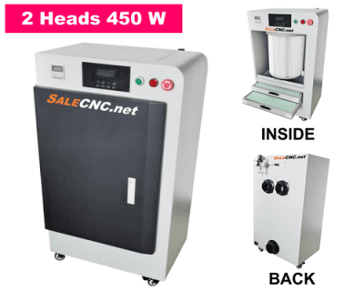Multi station Smoke Collector เครื่องดูดควันอุตสาหกรรม 2 Heads 450W 500x400 2หัว