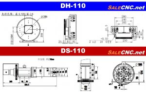 chuck for laser fiber DS110 DH110 2
