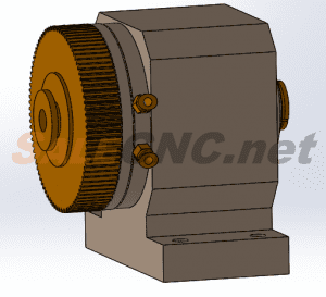 Cyliner Integrated Collet Chuck DAM 3D 4