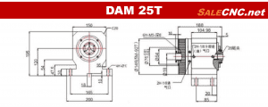DAM 25T Cyliner Integrated Collet Chuck