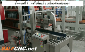 ขั้นตอนการทำงานของเครื่องพับ แพ็ค พัสดุ 4