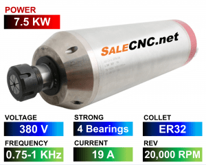 1. Spindle 7.5kw LA 7500 380V 4B ER32 500x400 1