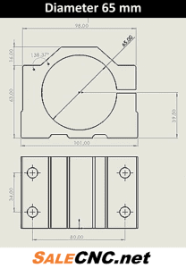 Clamp diameter 65mm