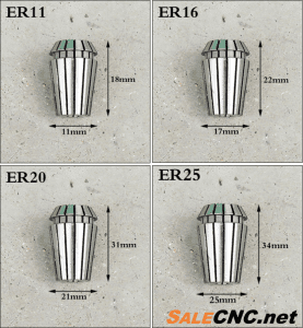Collet ER spindle