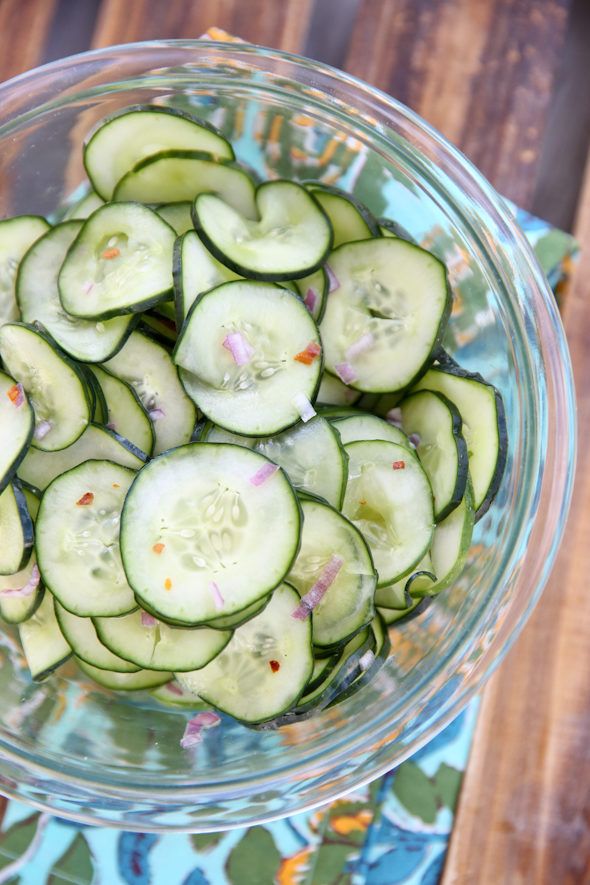 Flashback Friday Sweet and Spicy Cucumber Slices