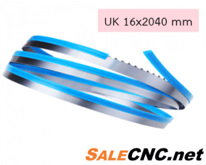 เลื่อยสายพานตัดน้ำแข็ง ตัดเนื้อสัตว์ UK16x2040mm