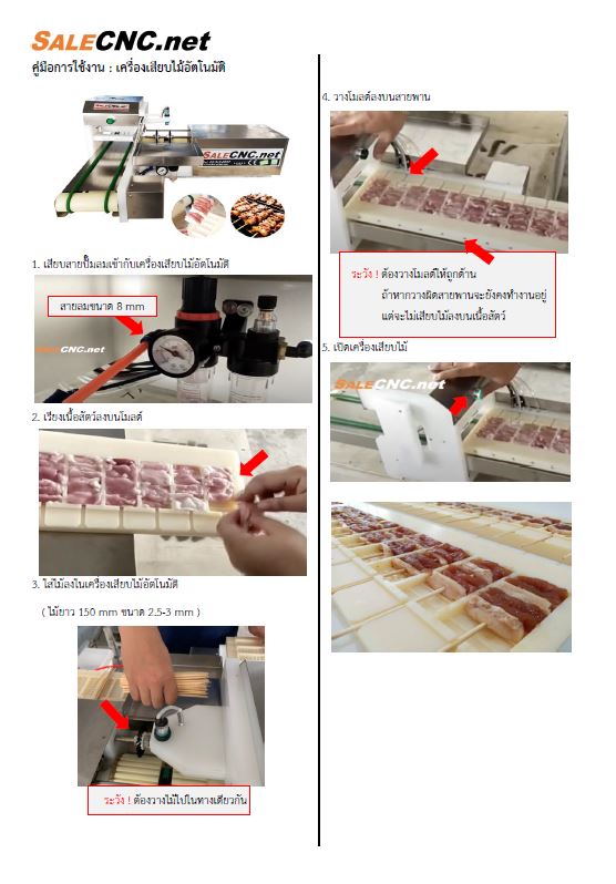 Manual skewer machine