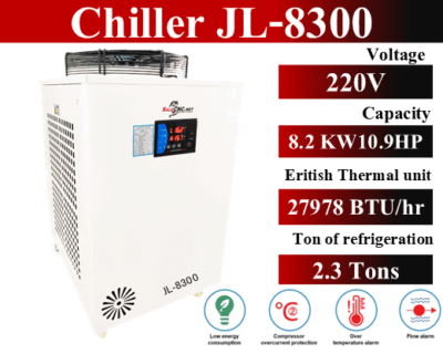 Chiller Water Cooling เครื่องชิลเลอร์ เครื่องทำความเย็น JL-8300 / 220V