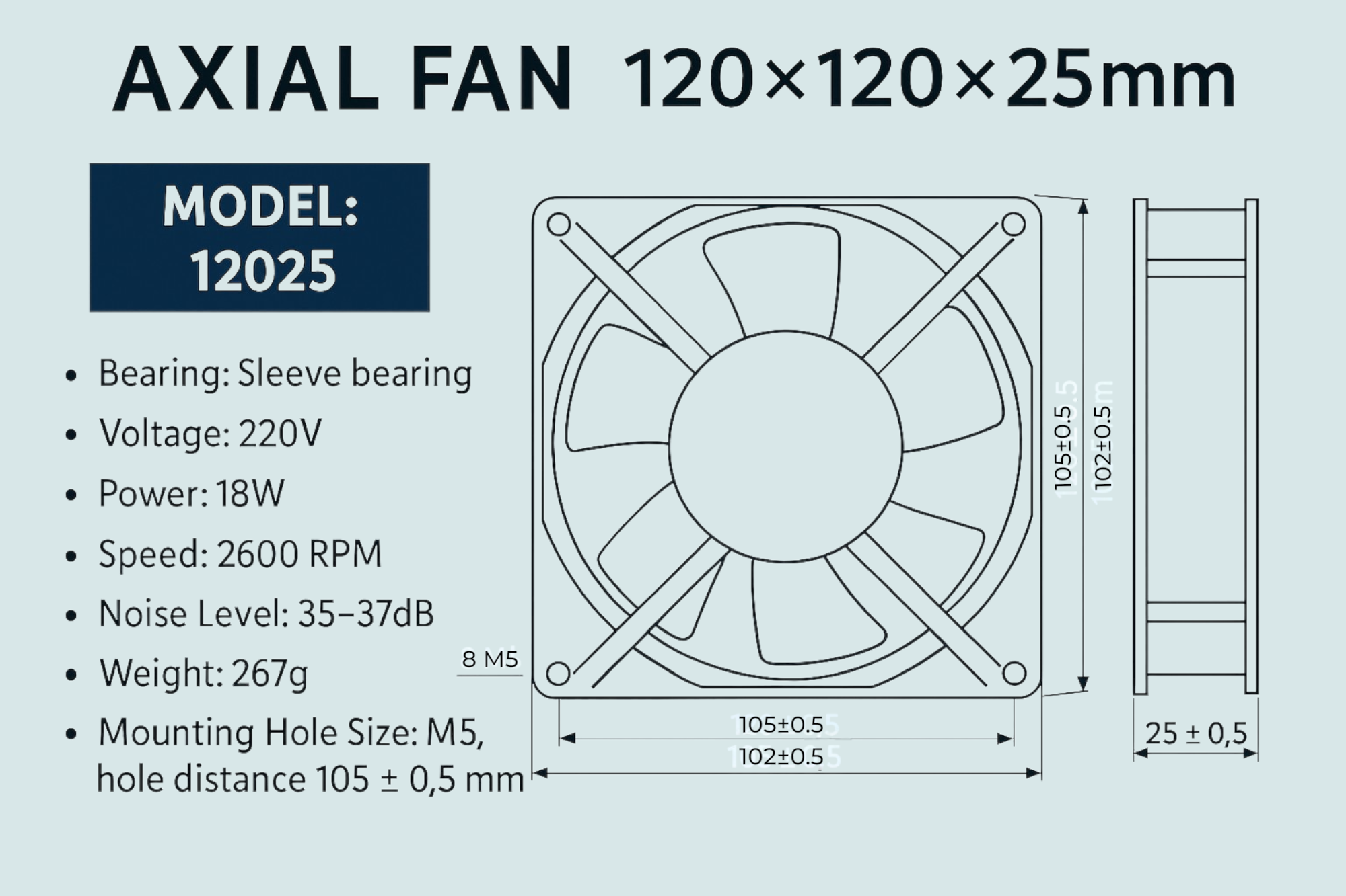 fan 120x120x25mm Photoroom