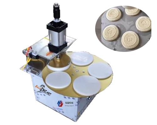 Stamping Machine / Banana press machine เครื่องปั้มลายขนมอัตโนมัติ / เครื่องทับกล้วย 7 Stamping Machine เครื่องปั้ม ขนมอัตโนมัติ