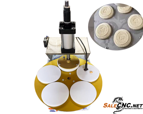 Stamping Machine / Banana press machine เครื่องปั้มลายขนมอัตโนมัติ / เครื่องทับกล้วย 2 Stamping